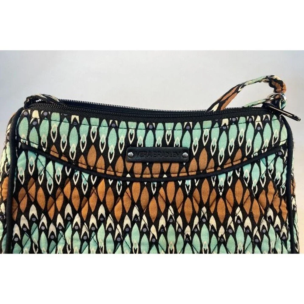 Vera Bradley RETIRED 2015 Sierra Stream Little Crossbody Handbag Shoulder Bag - Picture 2 of 11